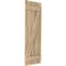 Ekena Millwork Americraft 4-Board (2 Batten) Wood Spaced Board-n-Batten Shutters w/ Z-Bar, ARW102SB415X77UNH, PR ARW102SB415X77UNH - alternate 7